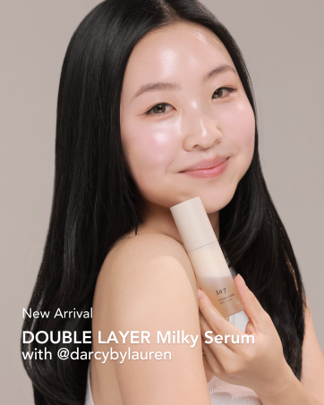 double layer milky serum with lauren