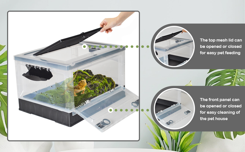 Enclosure Transparent Reptile Breeding Box