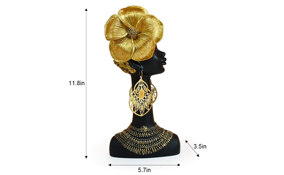 黑人半身像大号-size