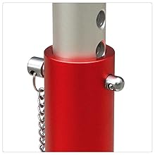 Torin BIG RED Aluminum Jack Stands with Locking Pins: 3 Ton (6,000 lb) Capacity, Red/Silver, 1 Pair