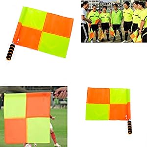 Amazon.co.jp: Enjoy Youth レフェリーフラッグ 審判 旗 副審