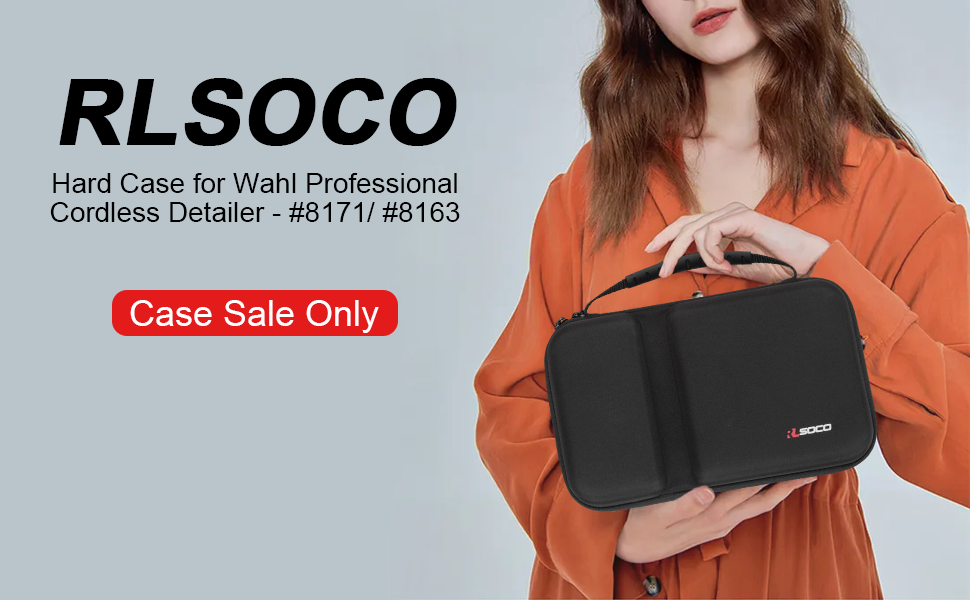 RLSOCO Hard case for Wahl Detailer Cordless Clipper/Wahl Detailer Hair Trimmer Corded