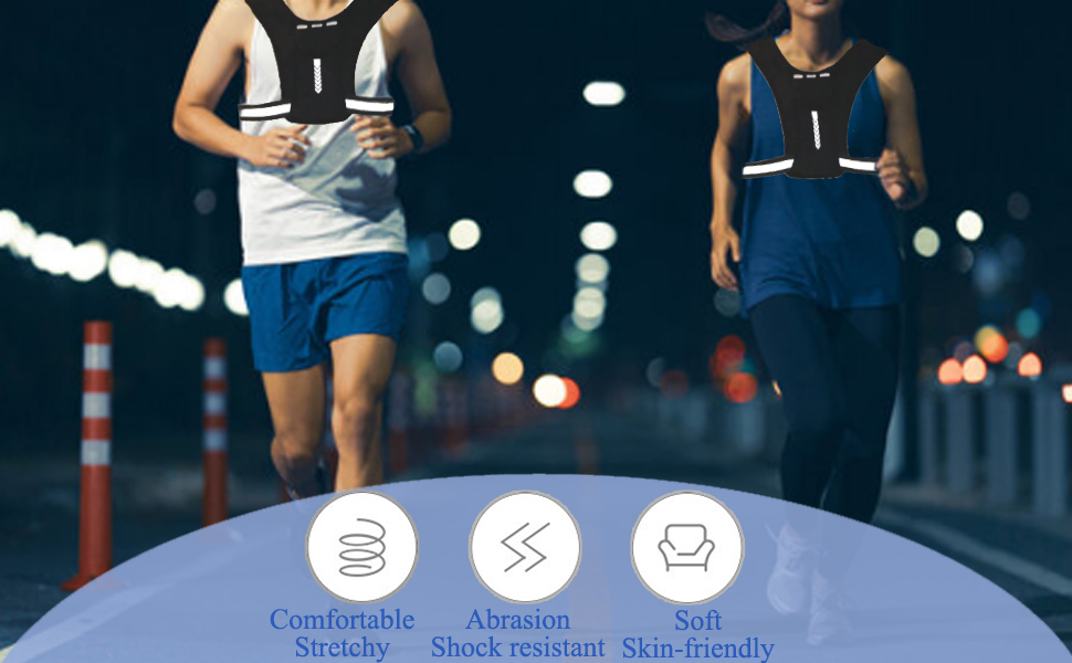 AIDIER Running Vest Phone Holder Reflective Running Vest with Phone