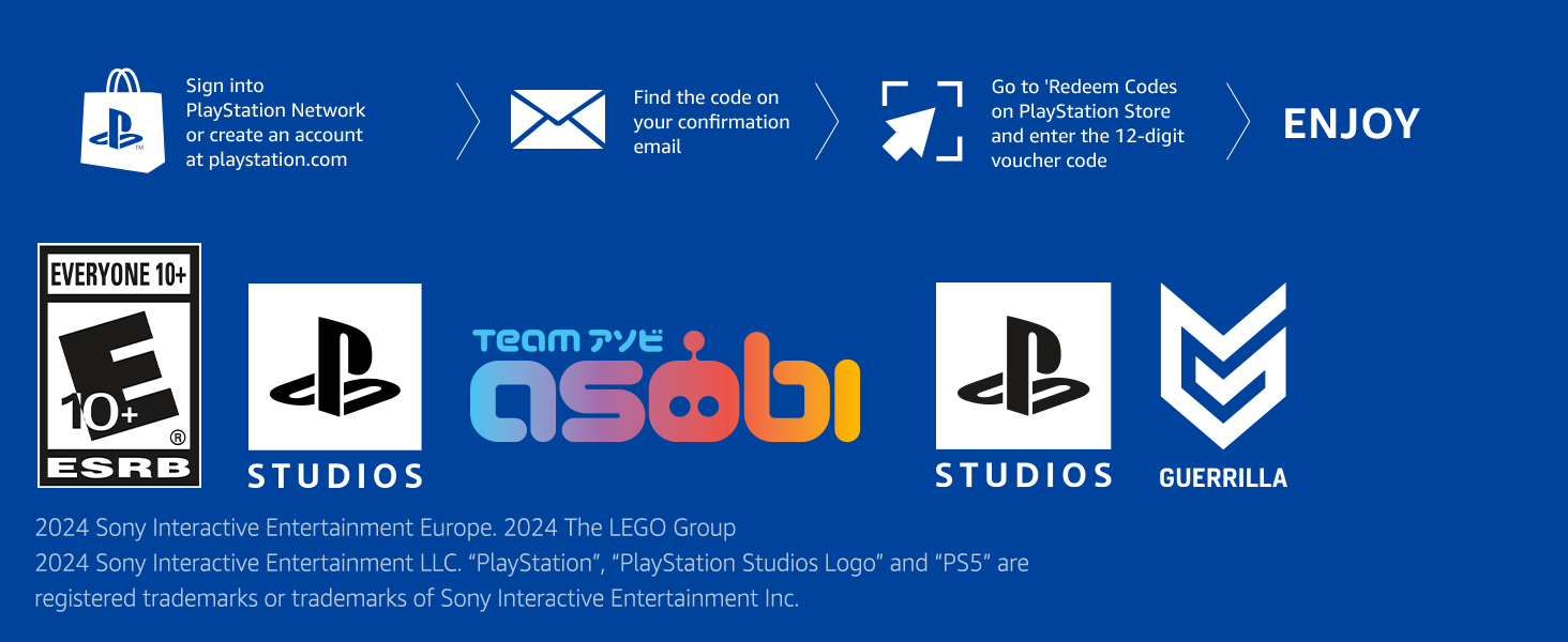ESRB rated E 10+, logos and legal