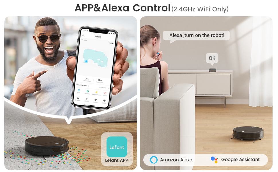 Lefant Robot Vacuum, 2-in-1 Robotic Vacuum Cleaner, and Mopping, On Sale. 4 lefant robot vacuum M213