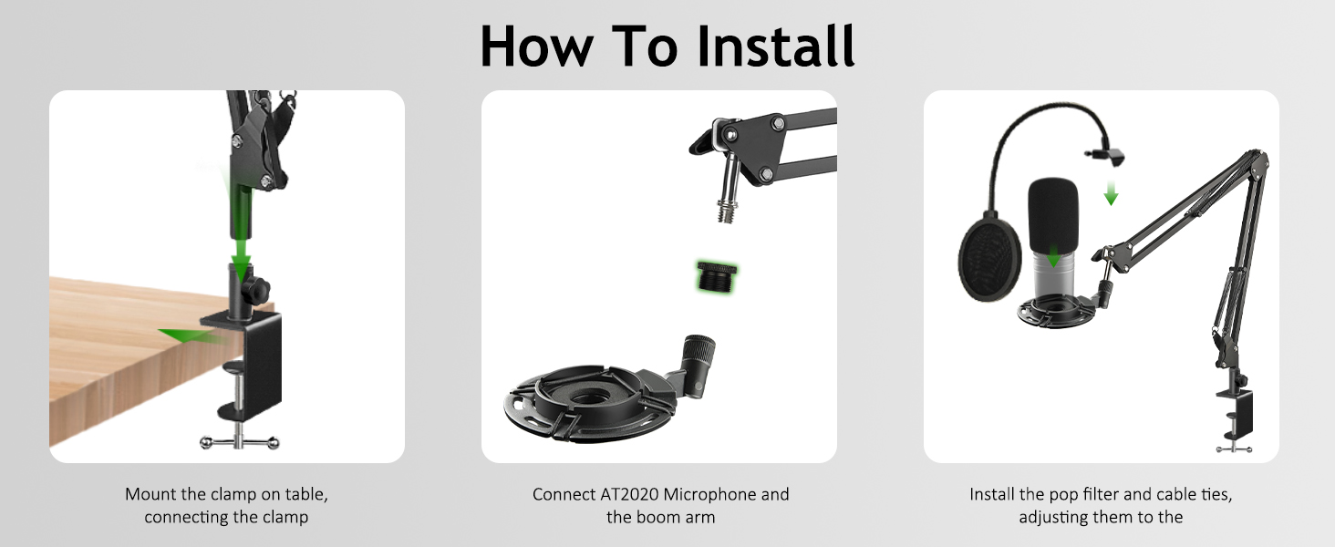 Audio Technica AT2020 Mic Stand