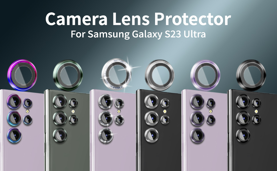 TURYXIA for Samsung Galaxy S23 Ultra Camera Lens Protector