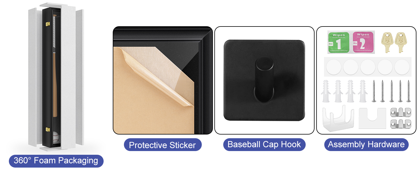 baseball bat display case