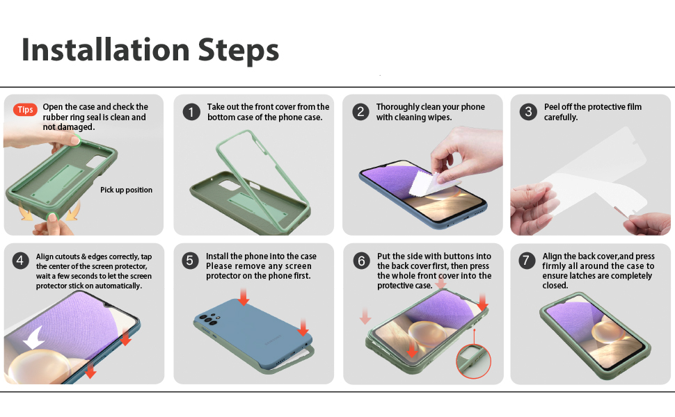 Installation instruction diagram