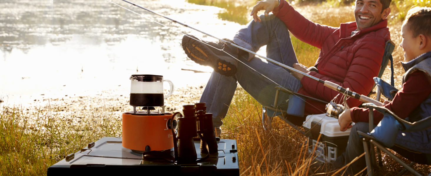 Campy Gear Chubby 2 in 1 Portable Propane Heater & Stove