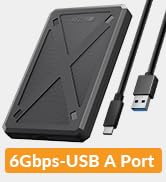 Amazon.com: iDsonix 2.5 inch Hard Drive Enclosure, 6Gbps USB