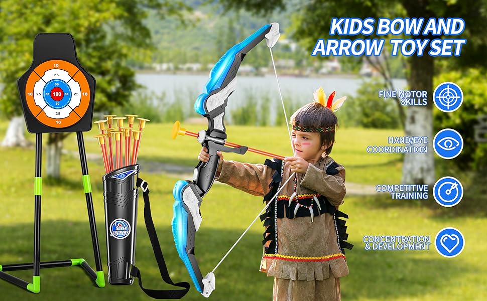 Bow and Arrow Set for Kids