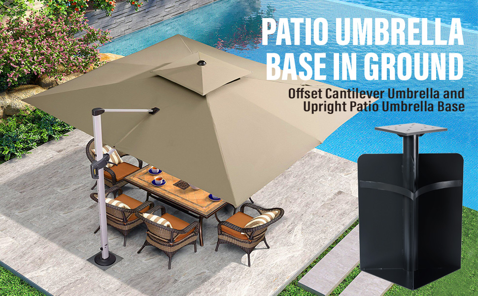 In ground Umbrella Base