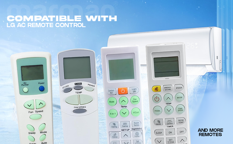 Diwali Offer Buy Now Marman® Compatible With Lg Ac Remote Original Model 10 10 Lg Ac Remotes