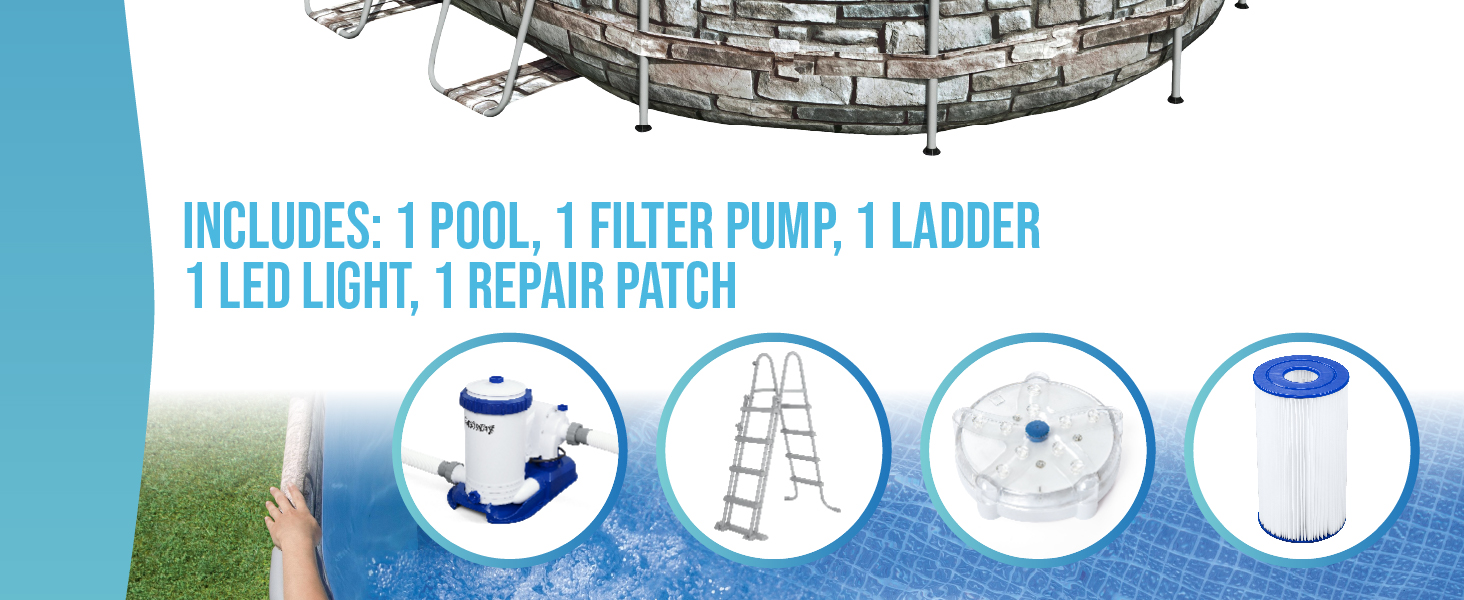 above ground pool, family pool, garden pool, frame pool, bestway pool, garden swimming pol