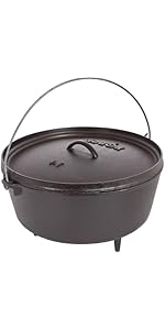 Lodge ダッチオーブン　（JDOS／USA 10dco） LODGE USA 10 CAST IRON 7 Quart Dutch Oven with Lid 10DOL | eBay