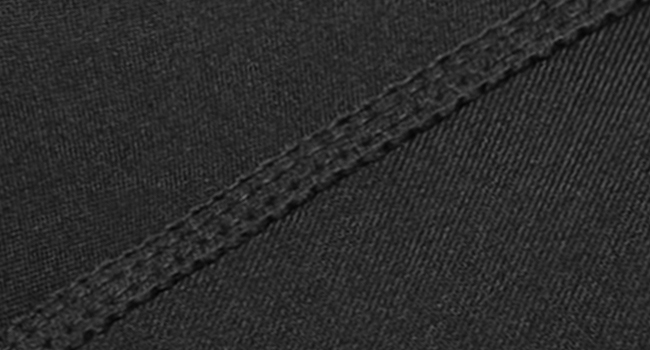 縫い目を平らに仕上げたフラットロックシームで快適な着心地を実現