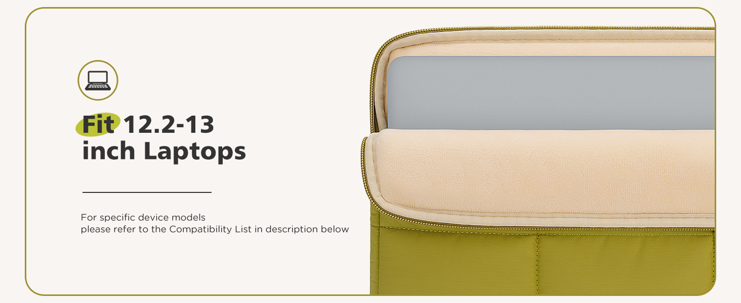 KIZUNA Puffy Laptop Sleeve Case 