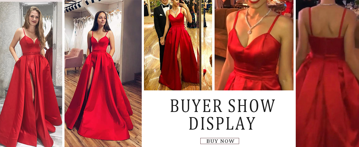 prom dresses for women ball gown 2023 2024 high slit ruched satin long formal dresses evening gowns