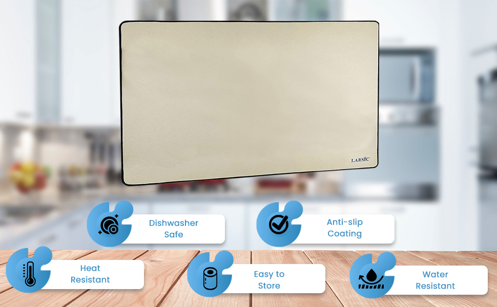 Larsic Hob Cover Electric Hob Covers Ceramic Hob Cover to Protect