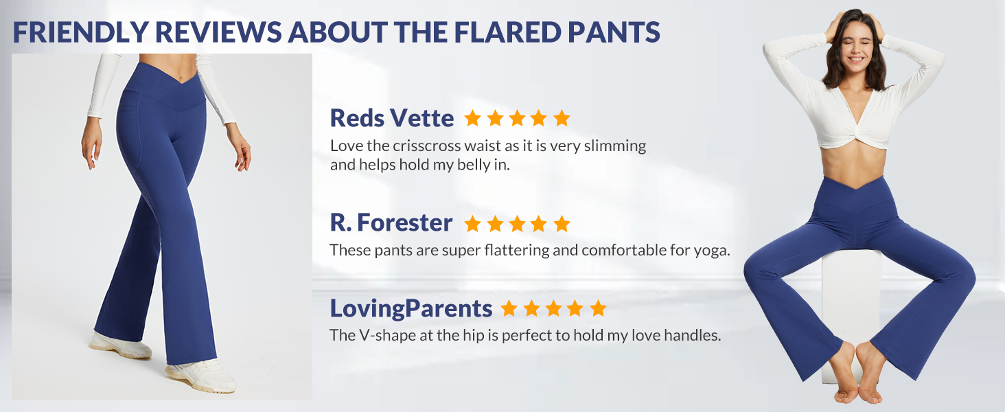 flare leggings with pockets