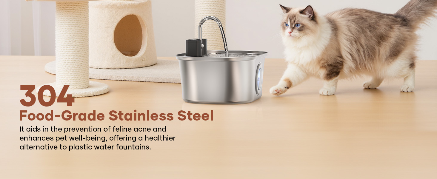 cat water fountain cordless