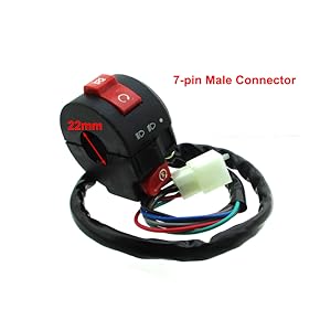 Amazon.com: TC-Motor 7-pin Male Kill Starter Light Switch