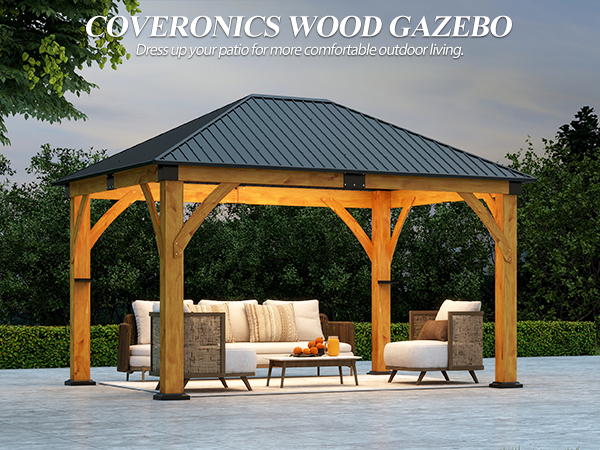 Amazon.com : COVERONICS 11FT x 13FT Outdoor Spruce Wood