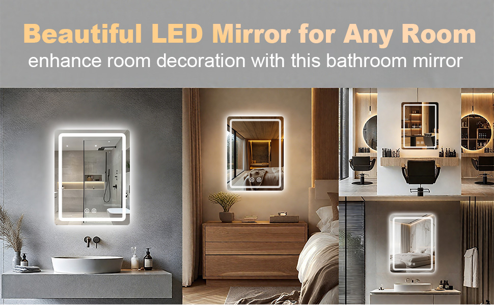 LED bathroom mirror