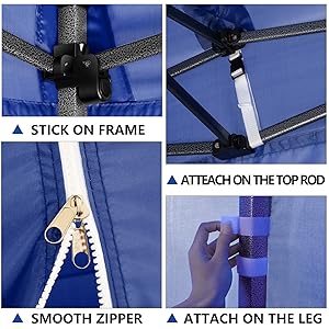 pop up canopy tent with sidewalls