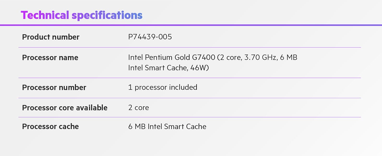 Hewlett Packard Enterprise ProLiant MicroServer Gen11 Tower Server, Intel Pentium Gold G7400 Processor, 16GB Memory, 1TB HDD Storage, External 180W US Power Supply (HPE Smart Choice P74439-005)