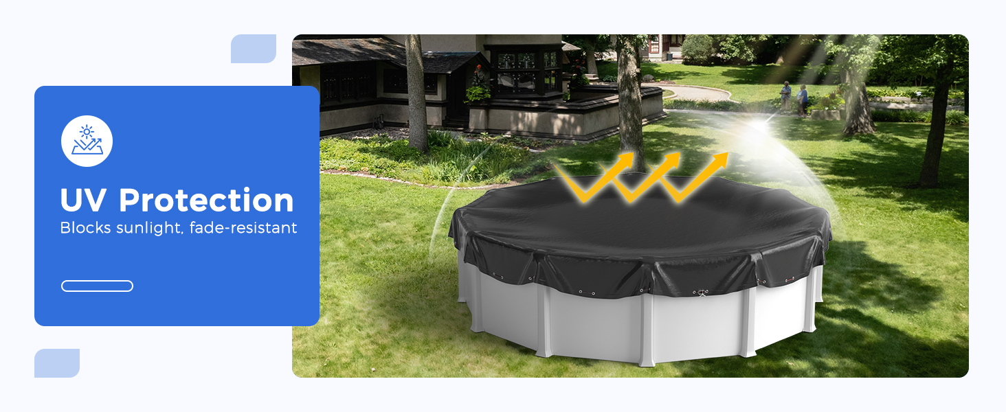 round pool cover