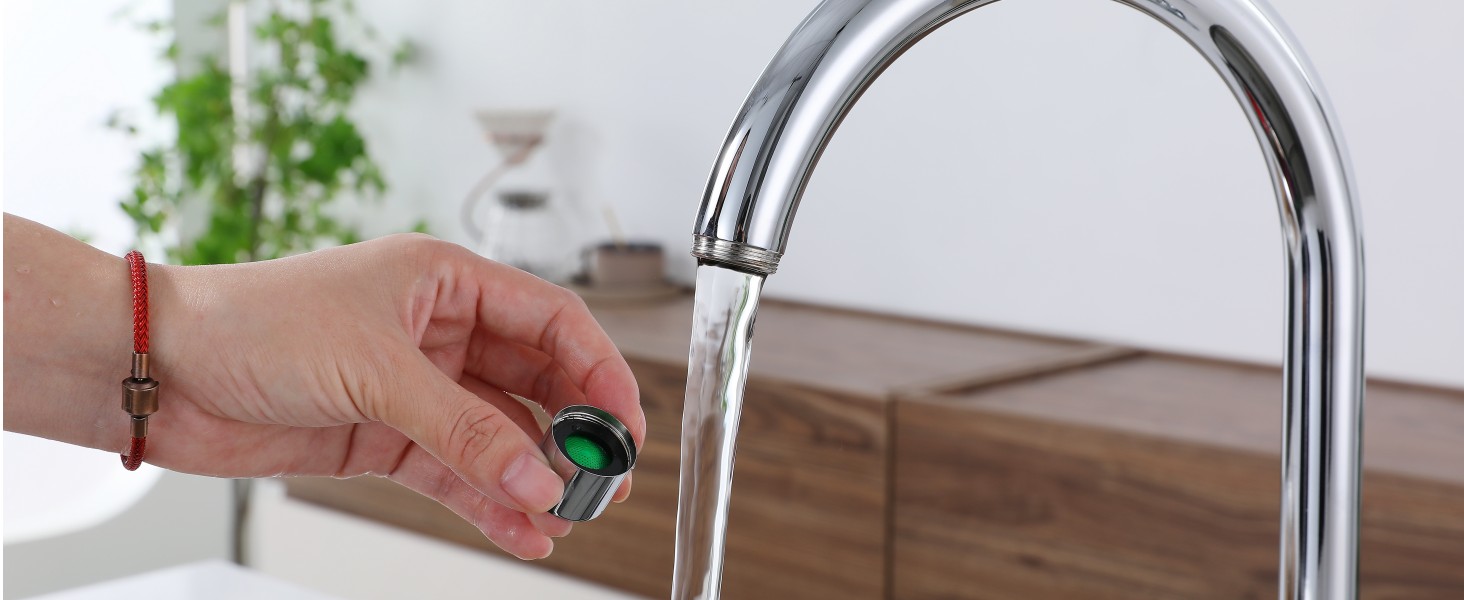 Aerated stream make water more softly