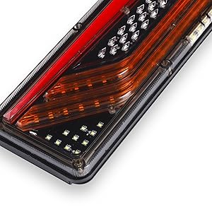 Amazon | Kanoan V字型 トラック LED テールランプ 左右セット