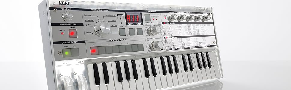 KORG microKORG アナログシンセサイザー、スケルトンモデル microKORG Crystal - SYNTHESIZER/VOCODER | KORG (Japan)