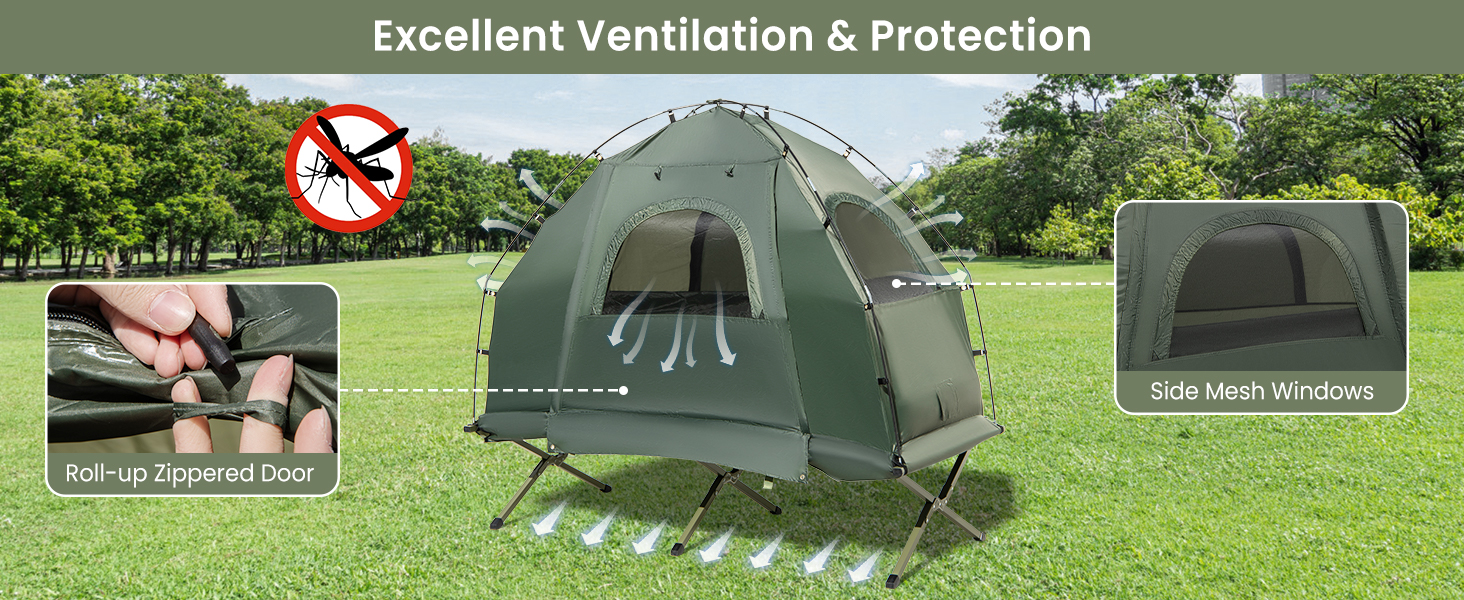 5 in 1 Foldable Camping Tent