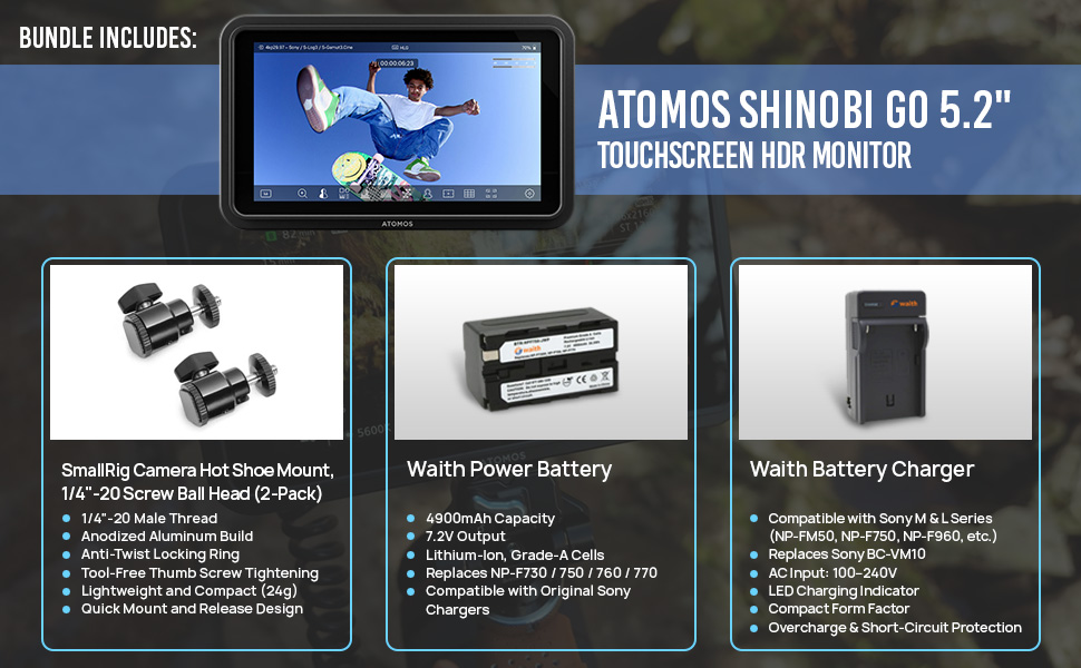 Amazon.com : Atomos Shinobi GO 5.2