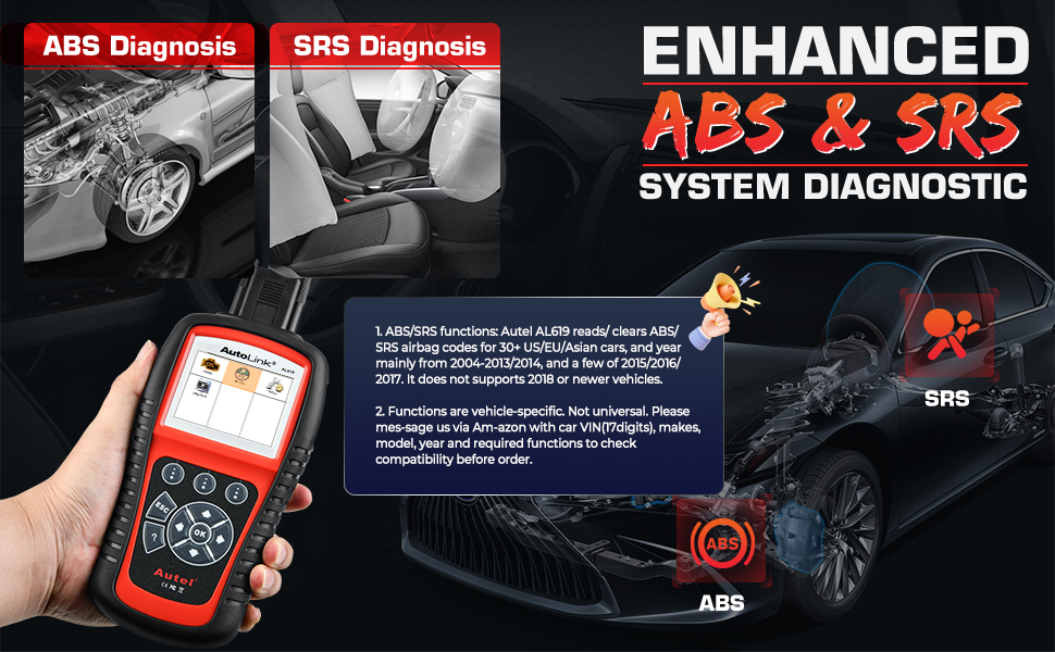 autel al619 obd2 scanner tool