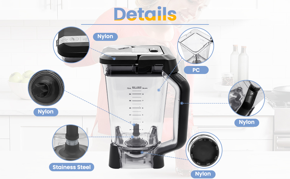 S91292 能作ちょろりん 501240 Pitcher-TYORORIN Amazon.com: 72 oz pitcher with lid and blade compatible with