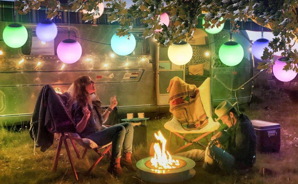 NiceBuy Solarlampen FüR AußEn HäNgend Baum Wasserfest LED Solarleuchten