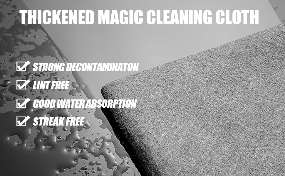 LAIKADI 6/8/10PCS Magic Thickened Cleaning Cloth, Microfiber magic streak free