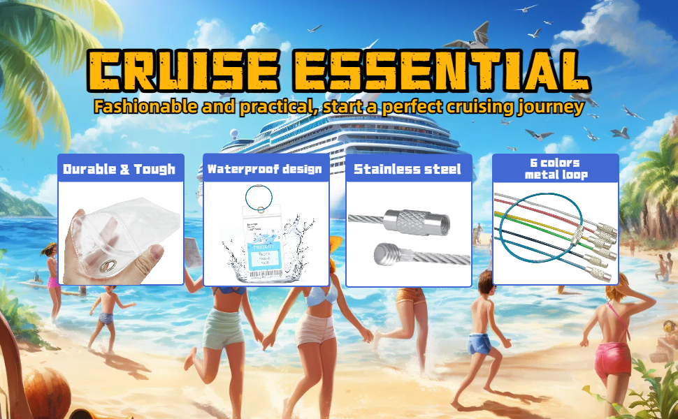 Cruise Luggage Tags, Carnival Cruise for NCL, Princess, Carnival, Royal Caribbea... 13 cruise must haves