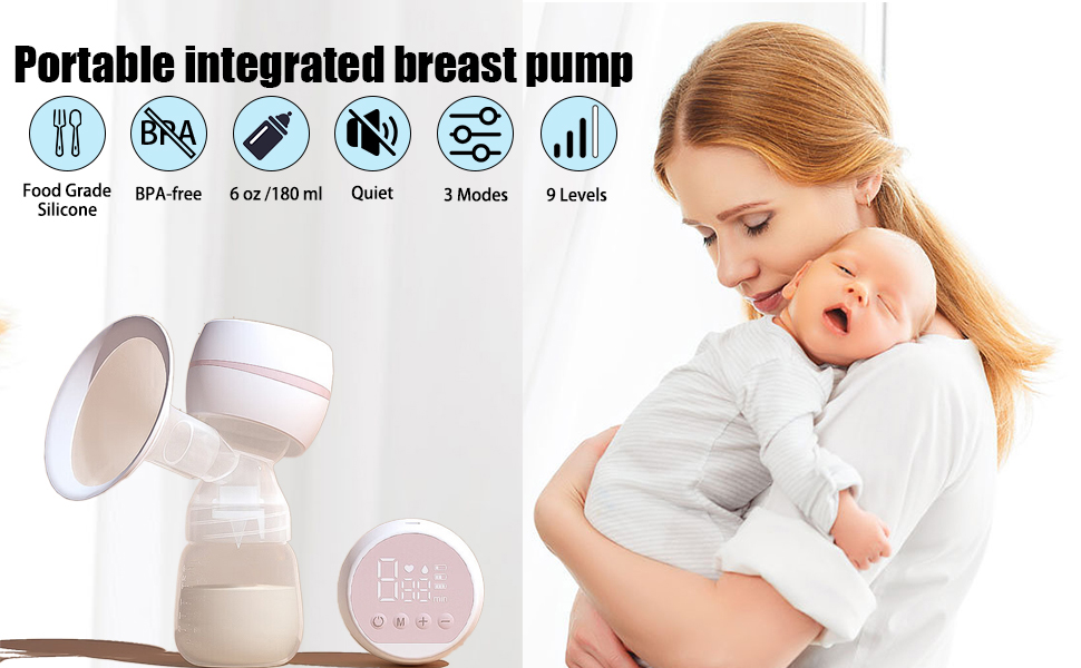electric breast pump automatic milk pump for breastfeeding breast milk pumping machine