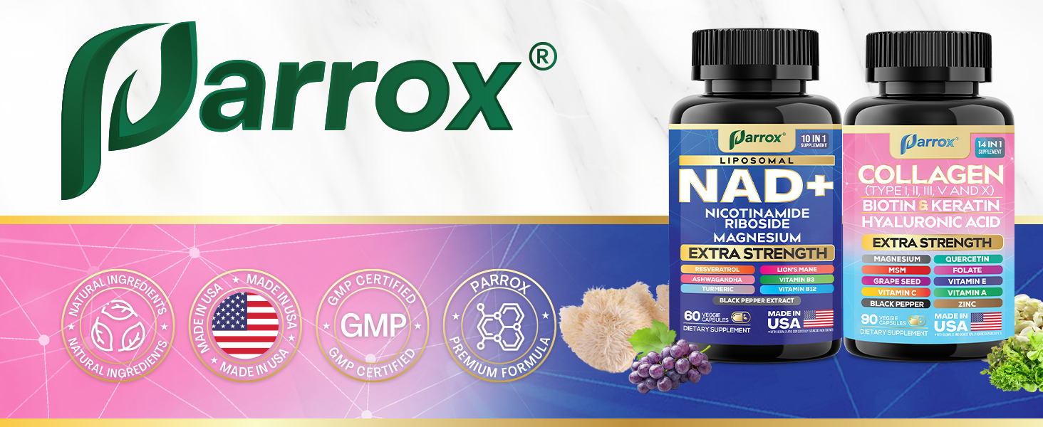 NAD Collagen Supplements Parrox