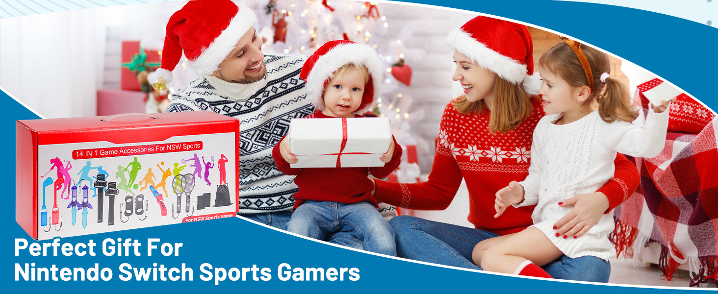 14 in 1 Switch Sports Accessories Bundle for Nintendo Switch