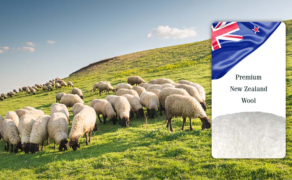 Made from 100% Premium New Zealand Wool