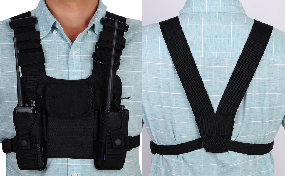 ラジオハーネス チェストフロントパック