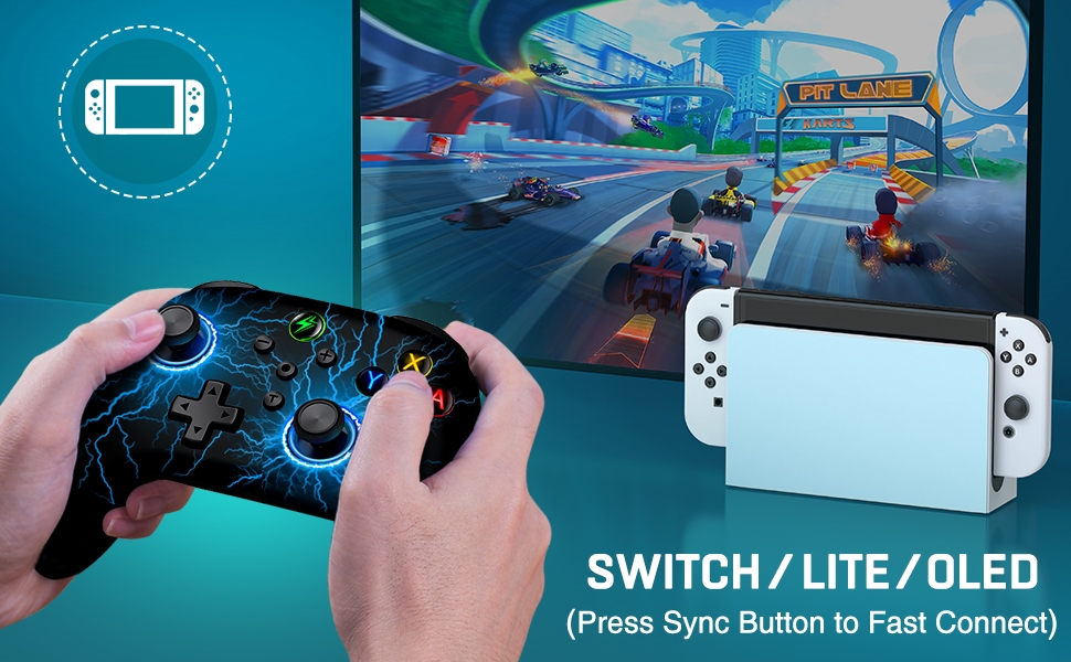 Wireless Switch Controller for Nintendo Switch Controller/Switch Lite/Switch OLED