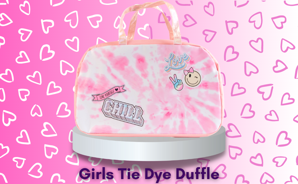 Girls Tie Dye Duffle