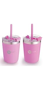 PopYum Insulated Kids Cup with Straw